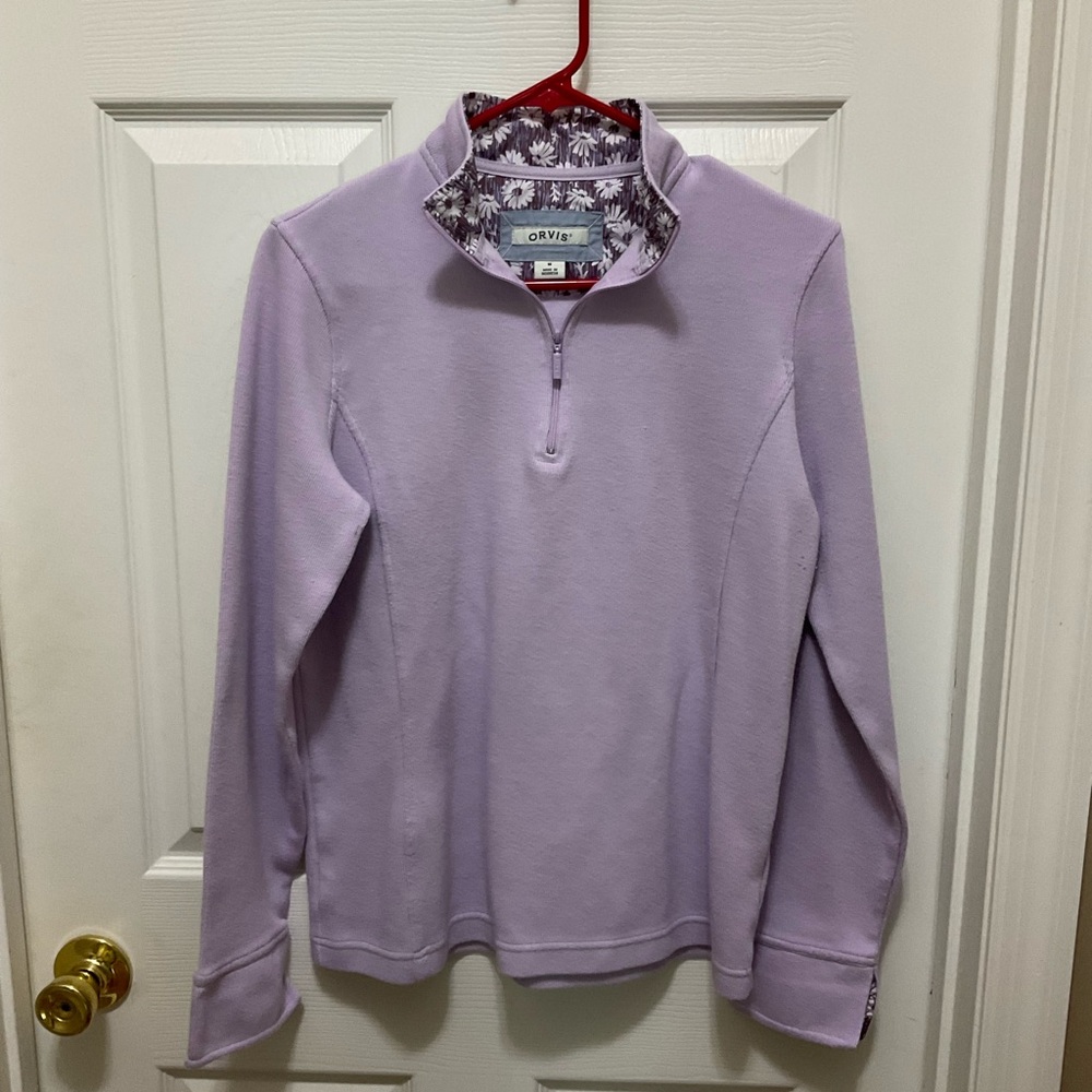 Orvis Women’s Lavender Quarter Zip Pullover